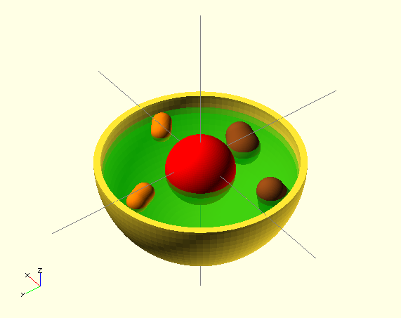 OpenSCAD cell model